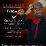 Dinner & Comedy with Chick Aljoy & Friends LIVE in Johannesburg at Kings Kraal, Bryanston