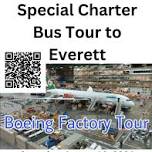 Boeing 777 Factory Tour - Charter Bus trip to Everett