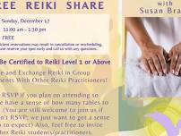FREE Reiki Share - Certified Reiki Level I or Above