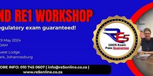 RE1 and RE5 Workshop in Johannesburg May 2024 – The ultimate RE5 Guarantee!