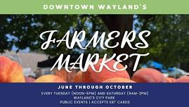 Wayland's First Farmers Market