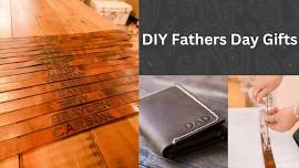 DIY Fathers Day Gifts! Leather Wallets and Belts
