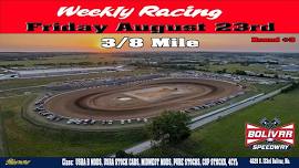 Round #3 Weekly Racing 3/8 Mile Dirt Track Racing