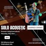 Jarred Grant solo acoustic at Pressed Cafe