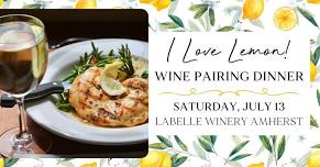 I Love Lemon! Four-Course Wine Pairing Dinner (at LaBelle Winery Amherst)