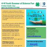 4-H Youth Summer of Science Fun