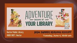 Summer Reading Kickoff--Hector Public Library