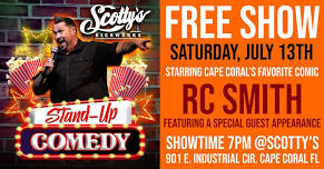FREE STAND UP COMEDY SHOW at Scotty's Bierwerks! 7/13 @7pm