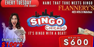 SINGO - Music Bingo   Flannerys Midlothian,