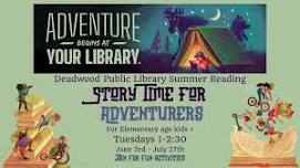 Story Time for Adventurers (ages elementary +)