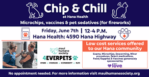 Chip & Chill + 4ever Pets in Hana