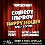 Pasadena's Funniest FREE Comedy Improv and Happy Hours Show