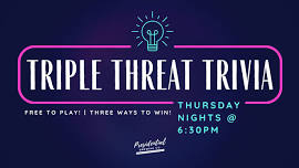 Triple Threat Trivia LIVE! with FLOTUS @ Presidential Brewing Co.