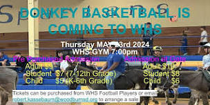WHS Football/Bulldog Foundation Donkey Basketball Game