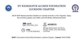 IIT Kharagpur Alumni Foundation- Lucknow Chapter Meet