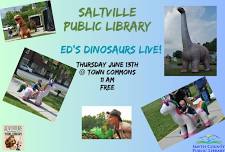 Saltville Library Ed’s Dinosaurs LIVE!