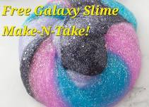 Free Galaxy Slime Make-N-Take!