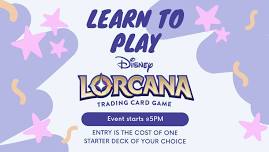 Learn To Play Disney Lorcana at Appleton East!