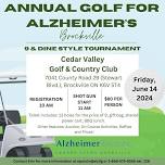 Annual Golf for Alzheimer's - Brockville