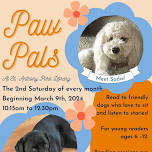Paw Pals: Read with Sadie or Enzo