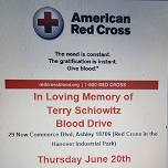 Terry Schiowitz Blood Drive