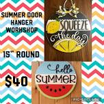 Summer Door Hanger Workshop