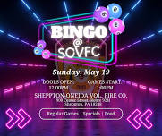 Bingo at SOVFC