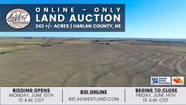 Online-Only Land Auction – 243 +/- Acre Dryland Farm in Harlan County, NE
