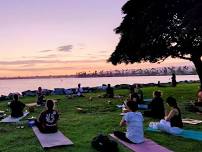 Sunset Yoga at Mission Bay Park