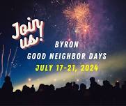 Byron Good Neighbor Days 2024!