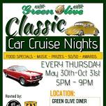 Classic Car Cruise Night at Green Olive Diner