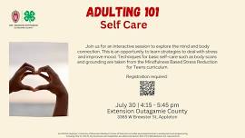 Adulting 101 - Self Care