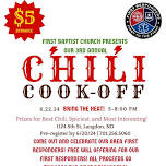 First Baptist Church 3rd Annual Chili-Cook Off!