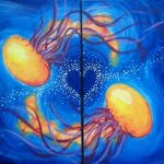 Couples Paint! Jellyfish