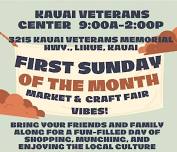 Kauaʻi Veterans Center Local Treasures Market (1st Sundays)