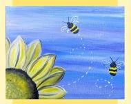 Bee & Sunflower Paint Party
