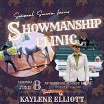 Showmanship Clinic with Kaylene Elliot