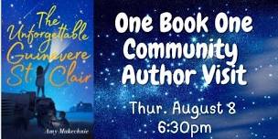 One Book One Community Discussion and Author Visit