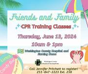 Friends and Family CPR Training Classes