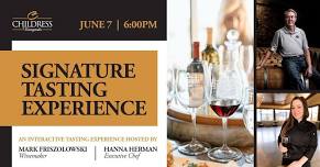 Signature Tasting Experience - SOLD OUT