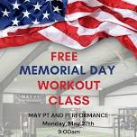 Memorial Day FREE Adult Training Class
