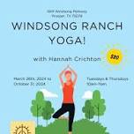Yoga at Windsong Ranch in Prosper, TX!