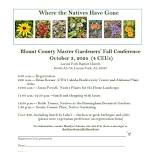 Blount County Master Gardeners’ Fall Conference