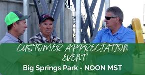 Customer Appreciation Event - Big Springs Park
