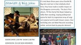 Bluegrass Concert: Starlett & Big John and Dale Overstreet Band