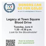 The Legacy at Town Square Blood Drive