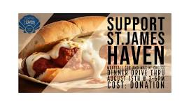 St. James Haven Drive Thru Dinner | Meatball Sub and Mac N' Cheese