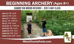Beginning Archery 3-day course - Ages 8+