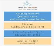 Navigating Parenthood: Question and Answer Sessions with Licensed Therapists and Associates