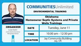 OK - Homeowner Septic Systems and Private Wells Trainings